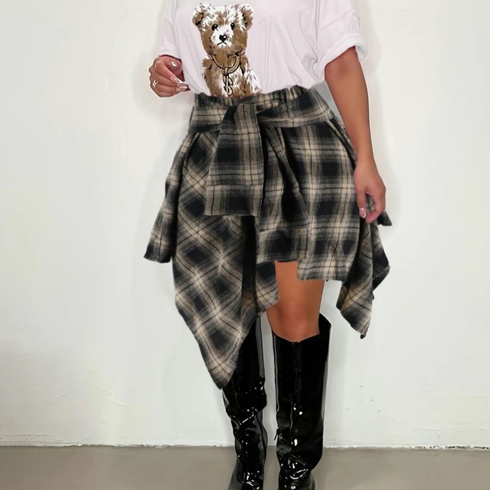 Sweater top and skirt